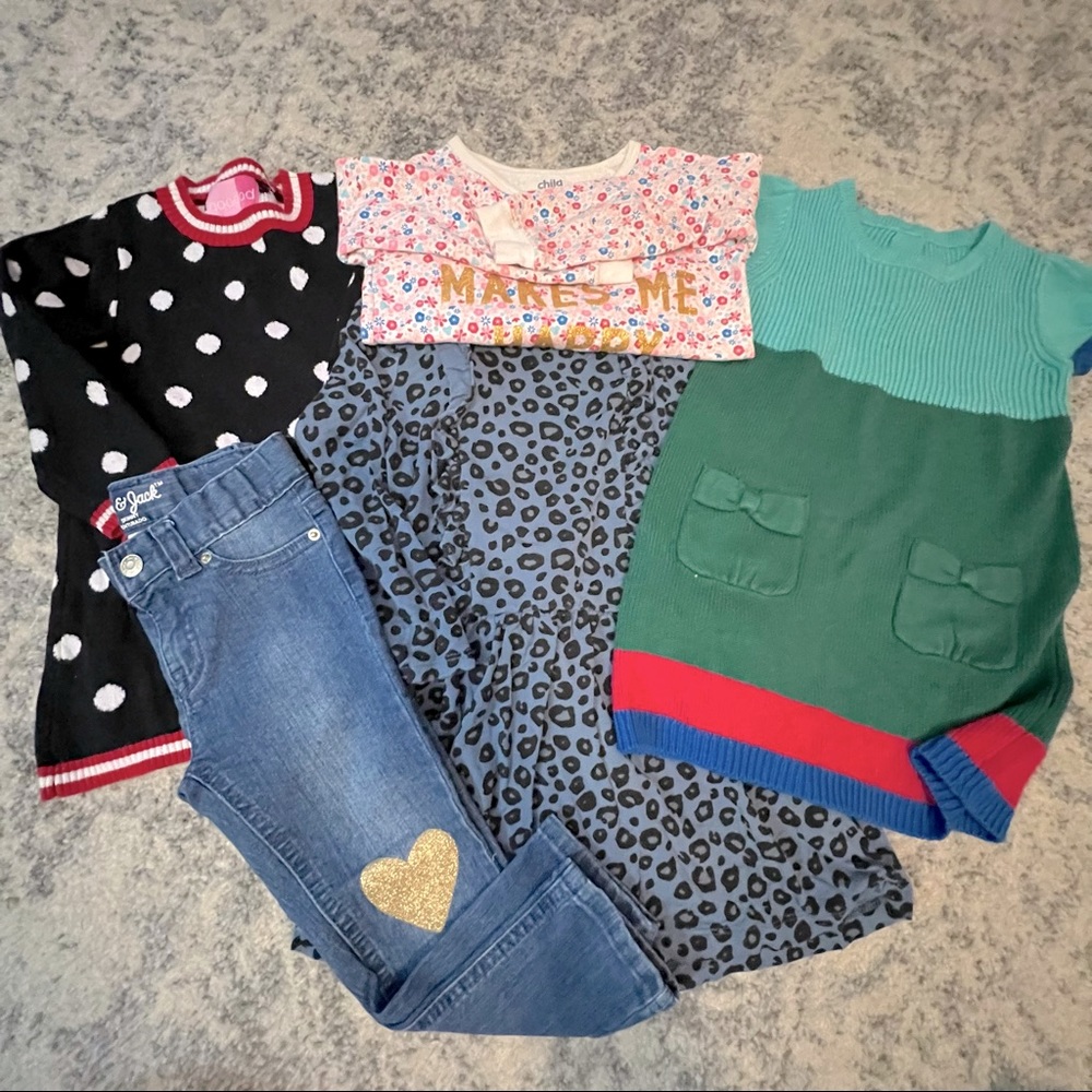 3T Bundle🎈5 Pieces- Sweaters and Jeans